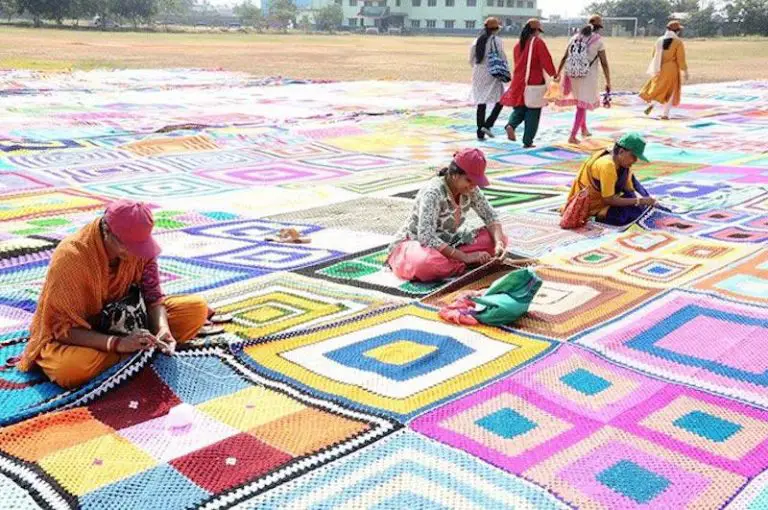 The World’s Largest Crocheted Blanket